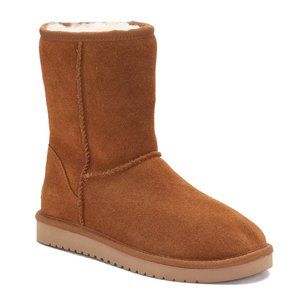 Koolaburra by UGG Women's Koola Classic Short Chestnut Suede Boots Shoes 11 NEW